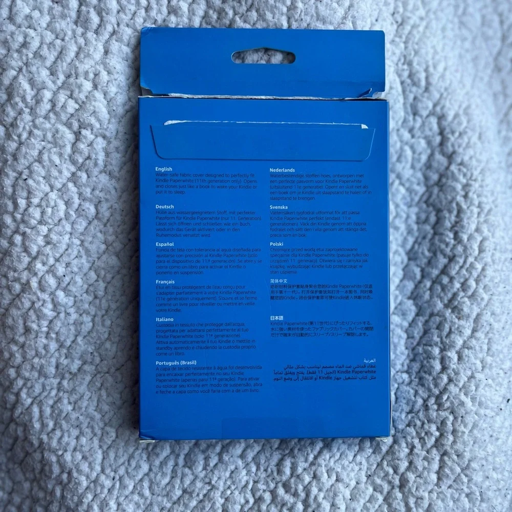 Amazon Kindle Paperwhite Cover - Blue - Picture 2 of 5